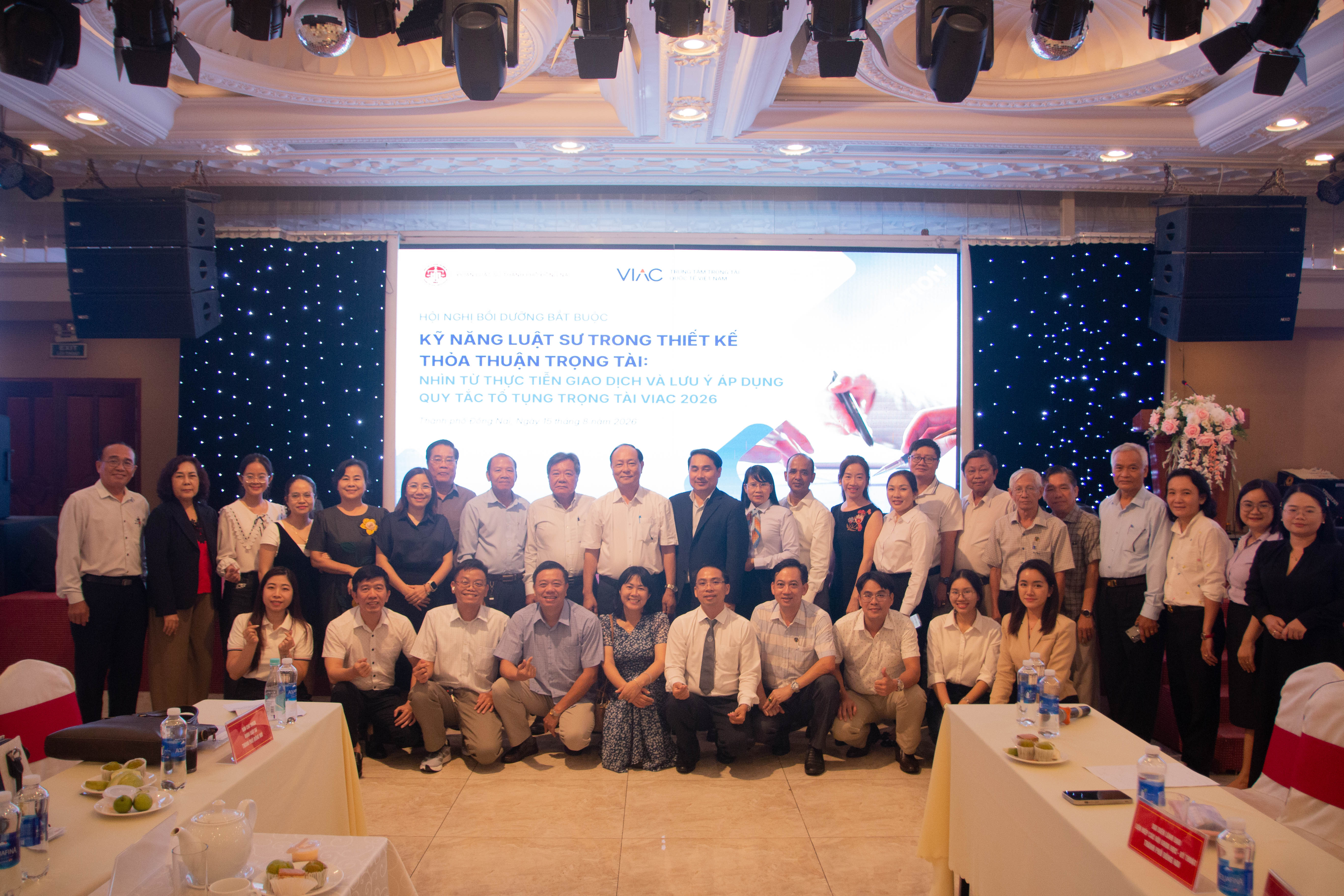 VIAC phối hợp cùng Đoàn Luật sư Thành phố Đồng Nai tổ chức Hội nghị bồi dưỡng nghiệp vụ về kỹ năng luật sư trong thiết kế thỏa thuận trọng tài